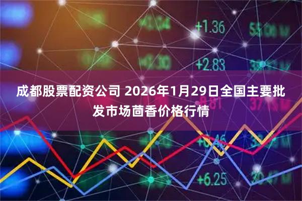 成都股票配资公司 2026年1月29日全国主要批发市场茴香价格行情